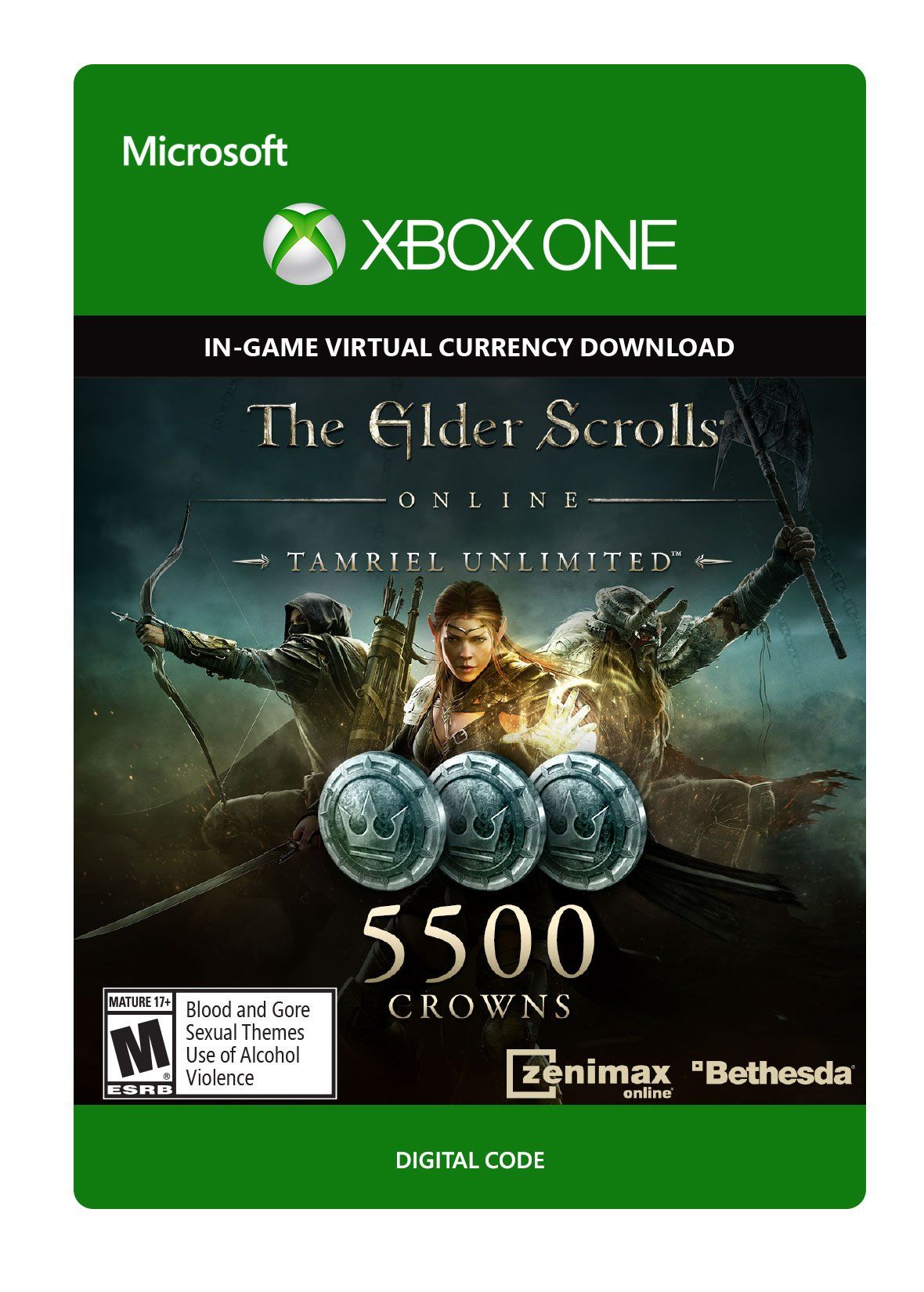 The Elder Scrolls Online: Tamriel Unlimited Edition: 5500 Crowns