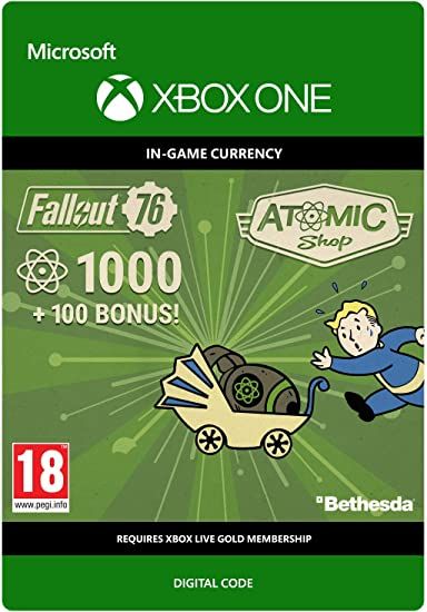 Fallout 76: 1000 (+100 Bonus) Atoms