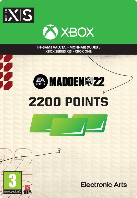 Madden NFL 22: 2200 Madden Points