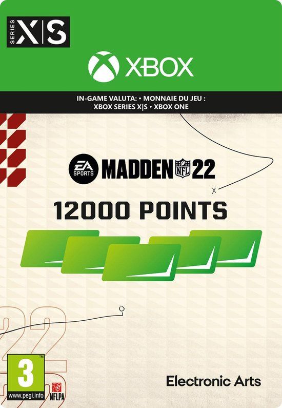 Madden NFL 22: 12000 Madden Points