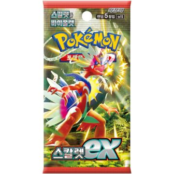 TCG Pokemon Scarlet EX Booster Booster Pack - Korean Version