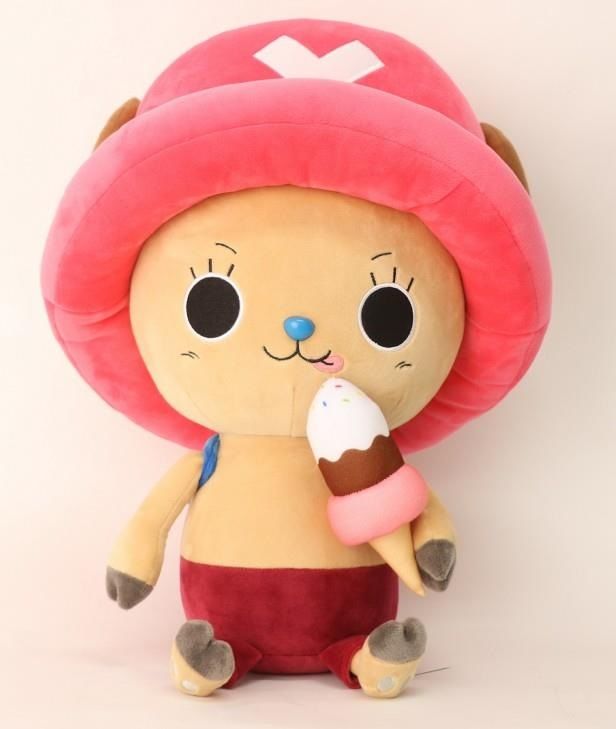 One Piece - Peluche Chopper avec cornet de glace 45cm