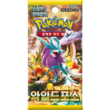 Pokémon JCC Écarlate & Violet Forces Temporelles Booster Pack - Force Sauvage & Juge Cyber (Coréen)