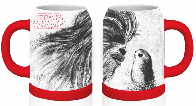 Funko Star Wars Chewbacca & Porg Beer Mug 570ml