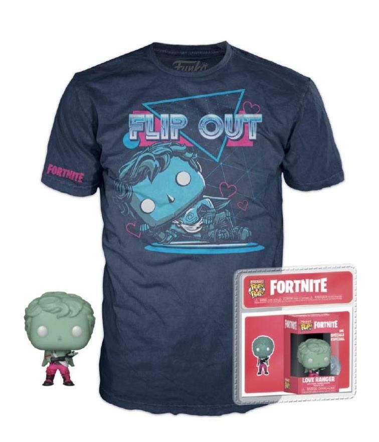 Funko Pocket Pop! & T-Shirt Fortnite Love Ranger - Size XL