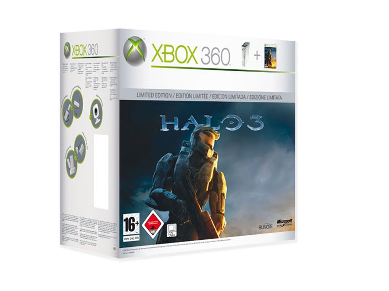 Console Xbox 360 Pro pack HALO 3