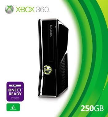 Xbox 360 elite 250GB Kinect ready