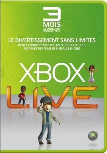 Abonnement Gold Xbox Live 3 Mois