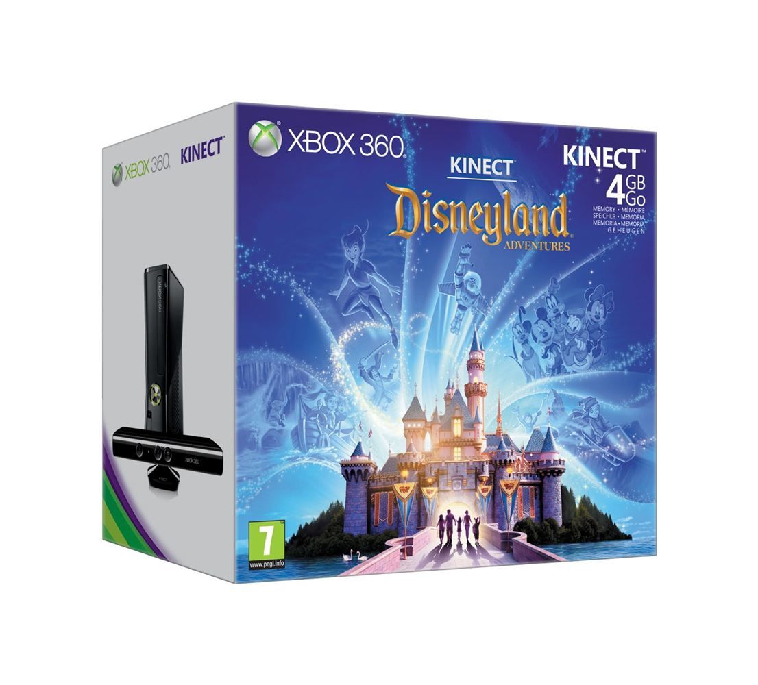 XBOX360 4GB Bundle Kinect Disneyland
