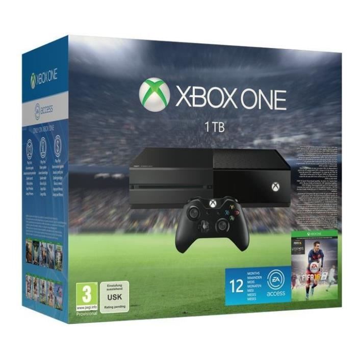 Xbox One 1TB Black + Fifa 16