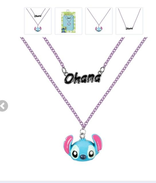 STITCH - Ohana - Collier + Pendentif 16mm