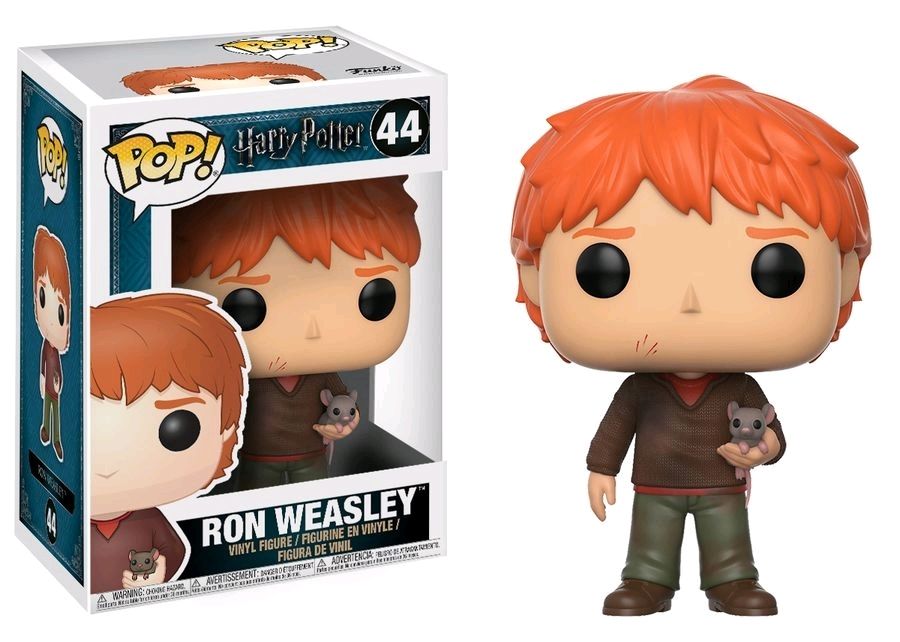 Funko Pop! Movies Harry Potter Ron Weasley (with Scabbers)