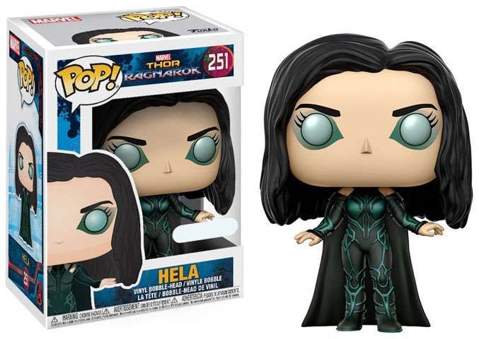 Funko Pop Marvel Thor Ragnarok Hela Démasquée Exclusive Bobble Head