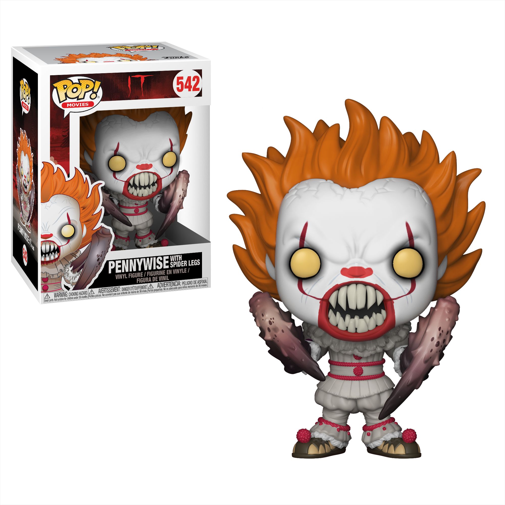 Funko Pop! Movies IT Pennywise with Spider Legs