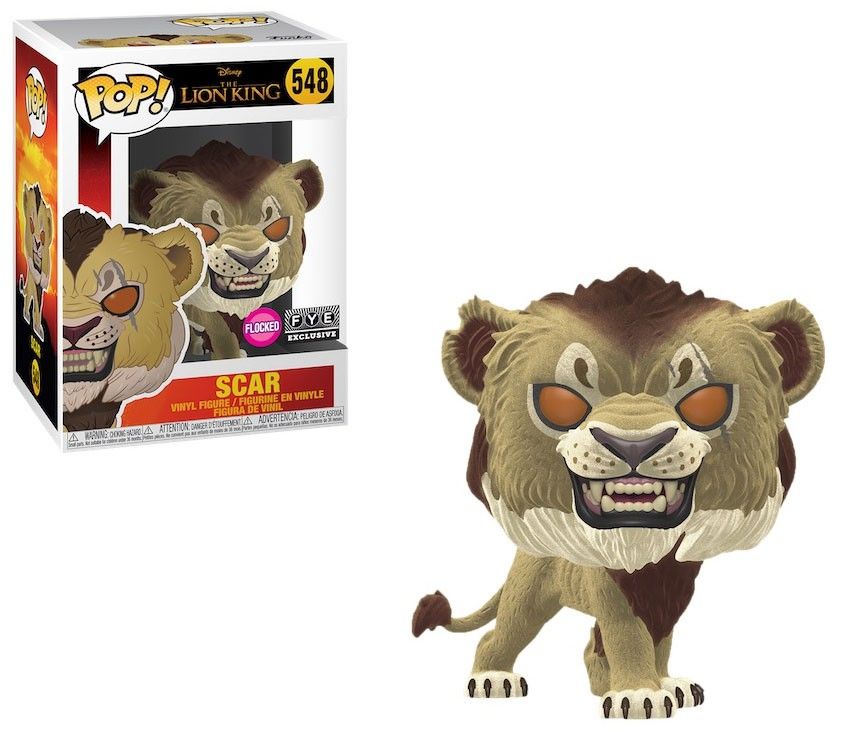 Funko POP Disney Le Roi Lion Scar Flocked #548 Figurine Vinyle