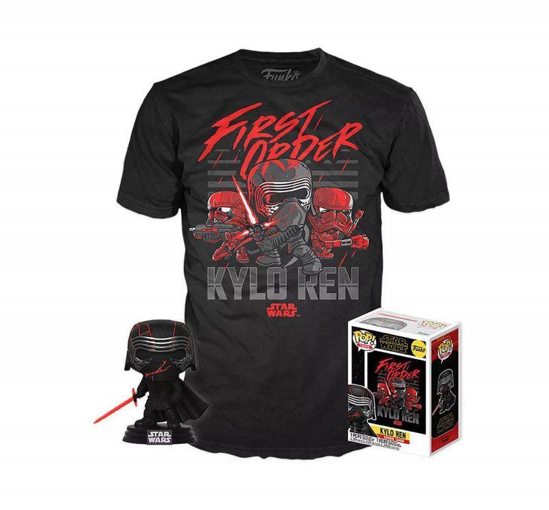 Funko Pop! & Tee: Star Wars: Rise of Skywalker: Kylo Ren Supreme