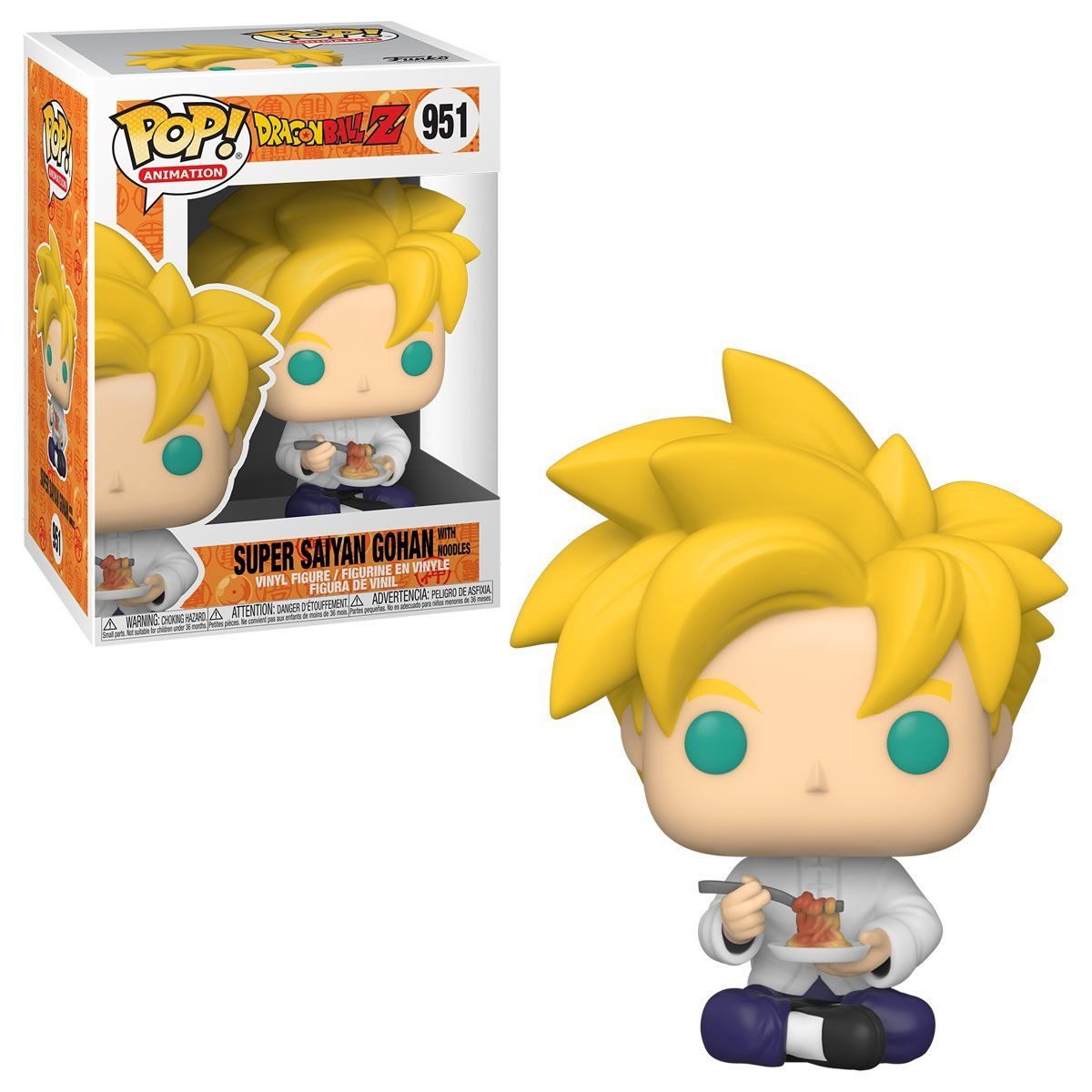 Funko Pop! Animation: Dragon Ball Z - Super Saiyan Gohan with No