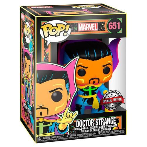 Funko Pop! Marvel: Black Light - Dr. Strange - US Exclusive