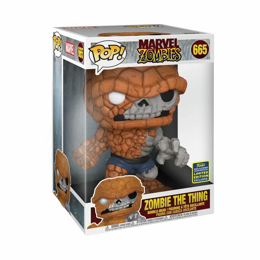 Funko Pop! Marvel Zombies: Zombie The Thing 10\" Super Sized Pop!