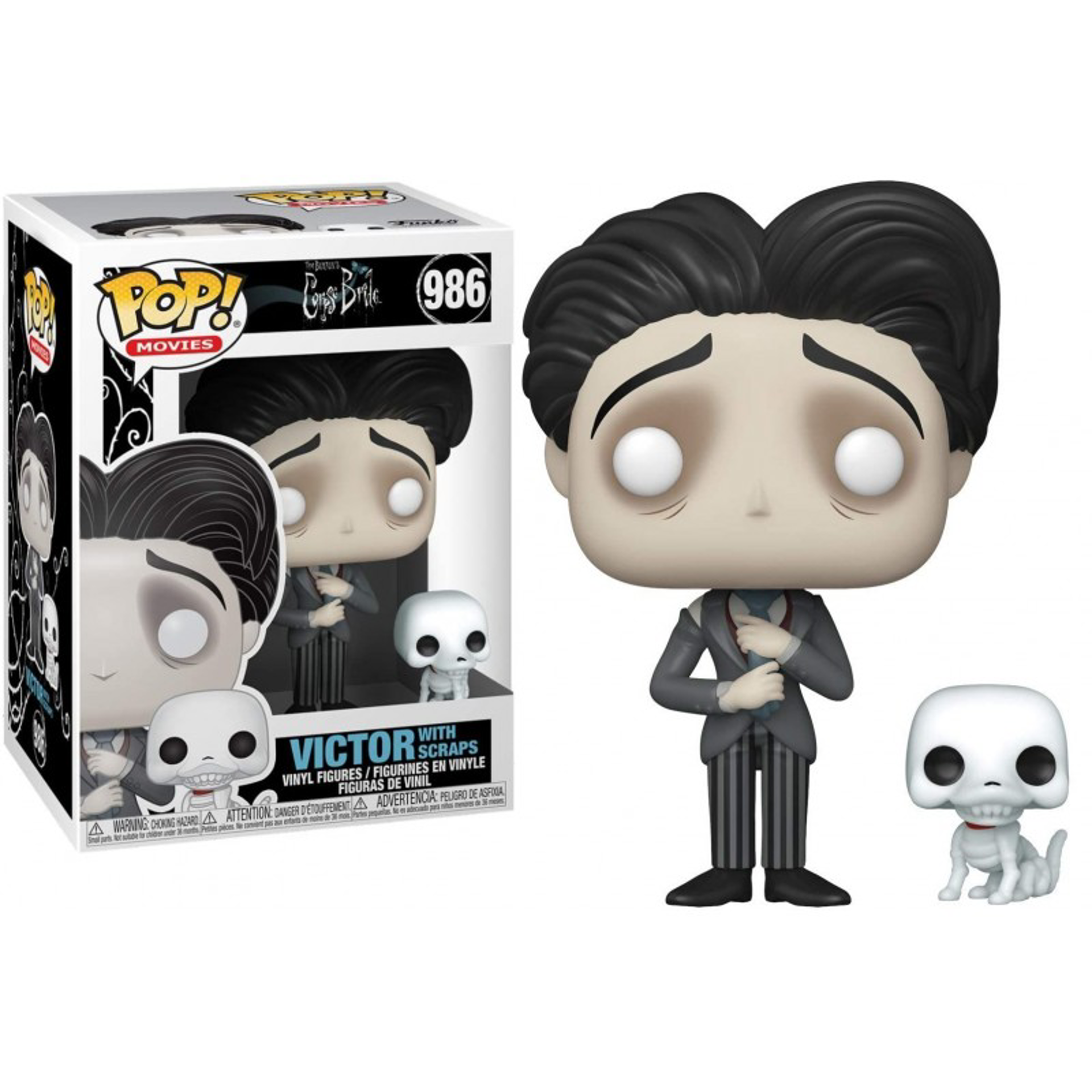 Funko Pop! Movies: Corpse Bride - Victor with Scraps