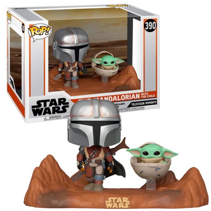 Funko Pop! Moment Star Wars : The Mandalorian S2 Mandalorian & T