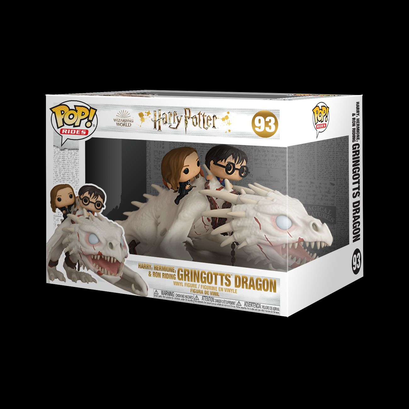 Funko Pop! Ride: Dragon with Harry, Ron, & Hermione