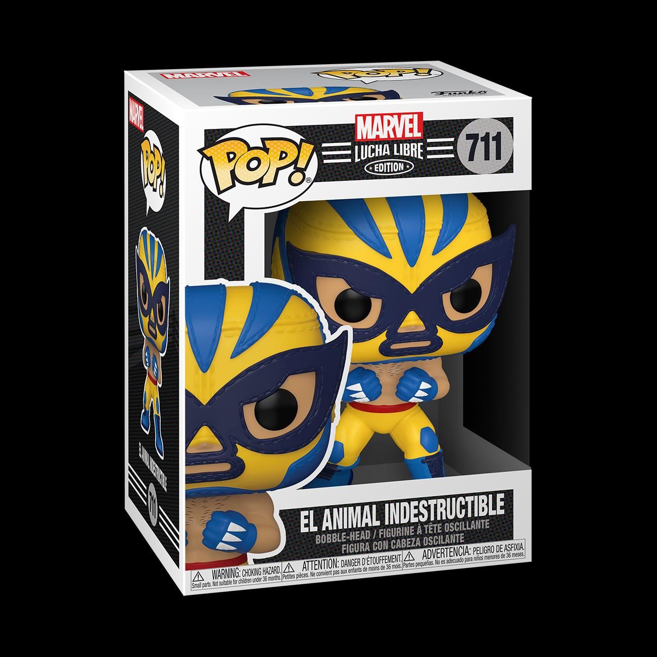 Funko Pop! Marvel: Lucha Libre Edition  El Animal Indestructible