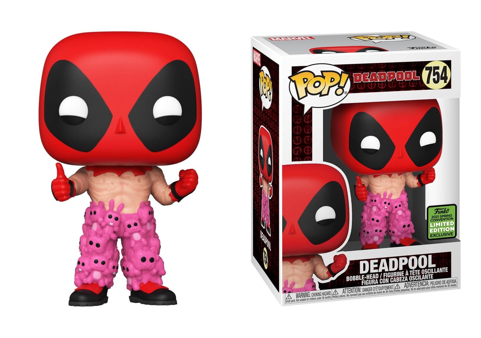 Funko Pop! Deadpool: Deadpool (with Teddy Belt) - 2021 Spring