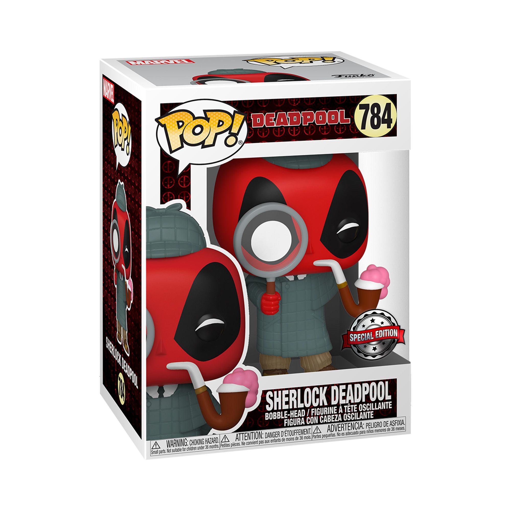 Funko Pop! Marvel : Deadpool 30th Sherlock Exclusive