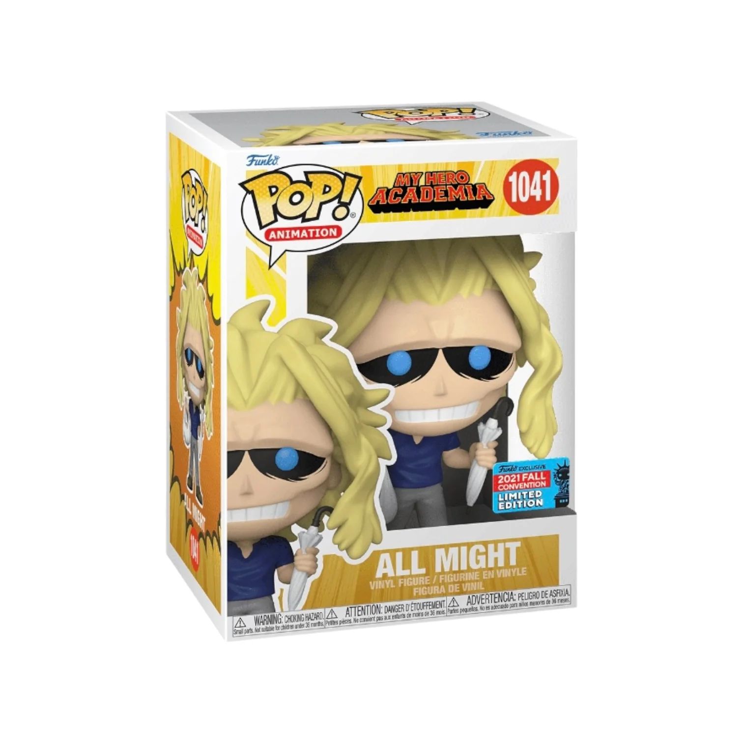 Funko Pop! My Hero Academia Animation All Might #1041 2021 Fall Convention