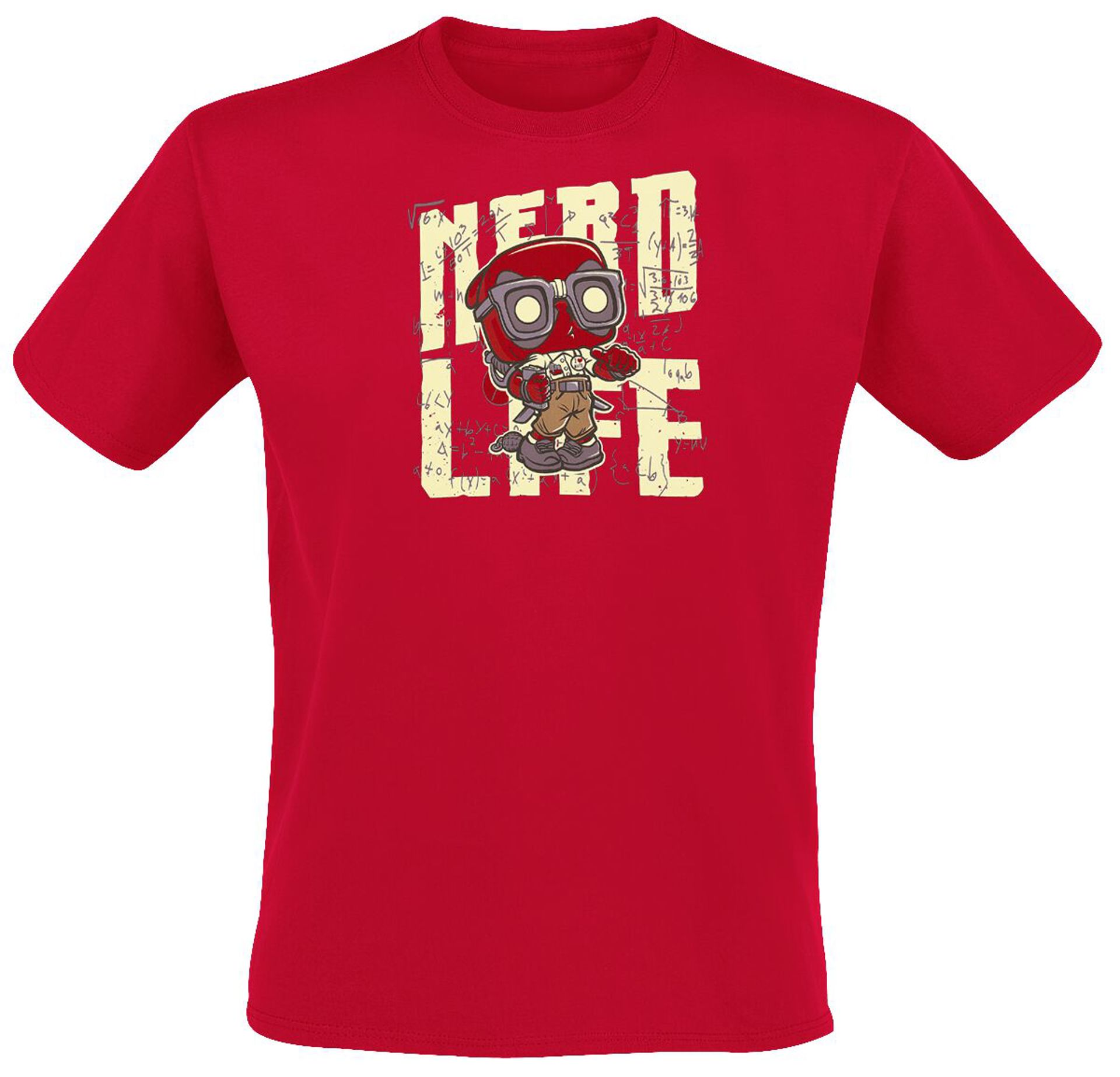 Funko Loose Tee: Marvel - Deadpool Nerd Life - L