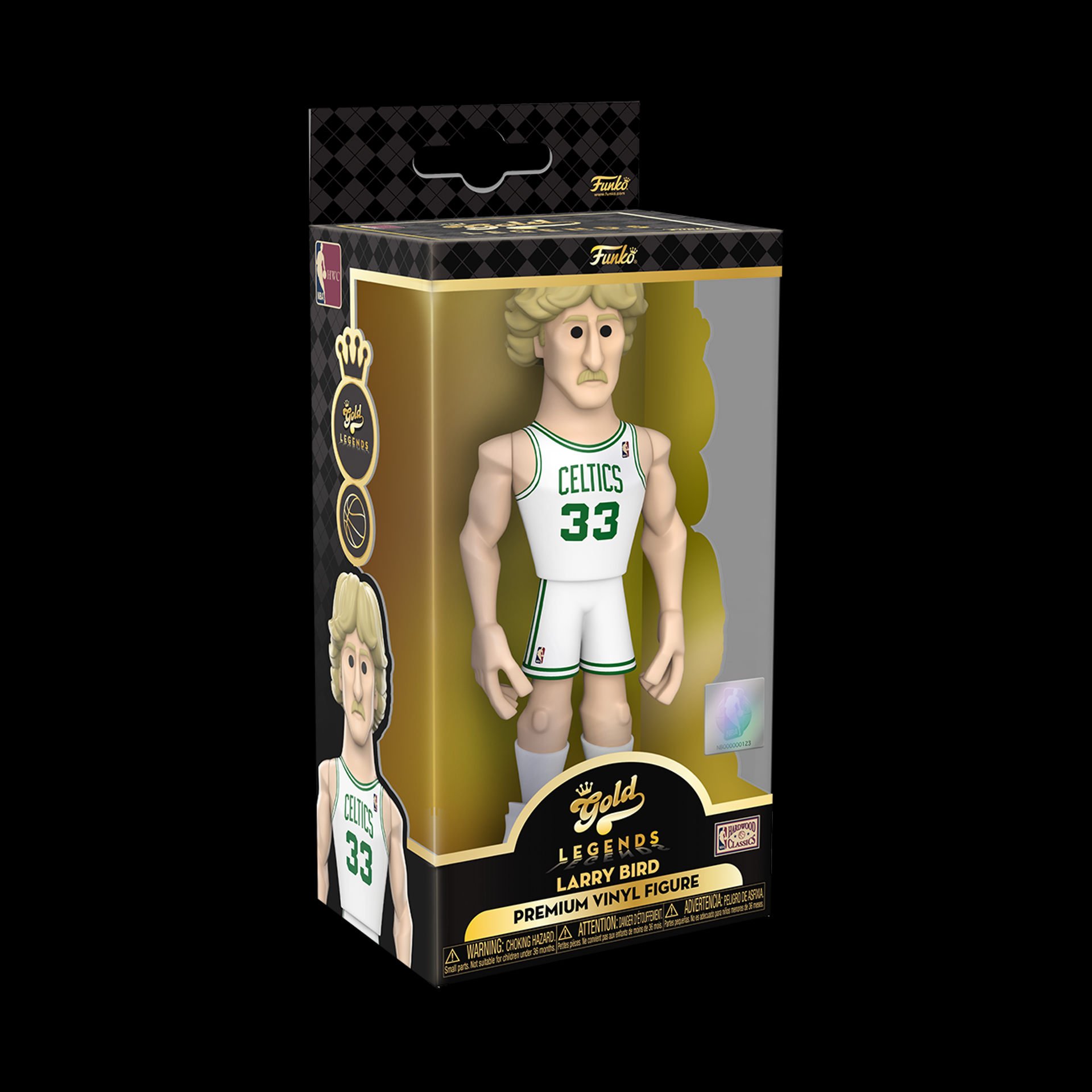 Funko Gold Legends: NBA Celtics - Larry Bird 5" Premium Vinyl F