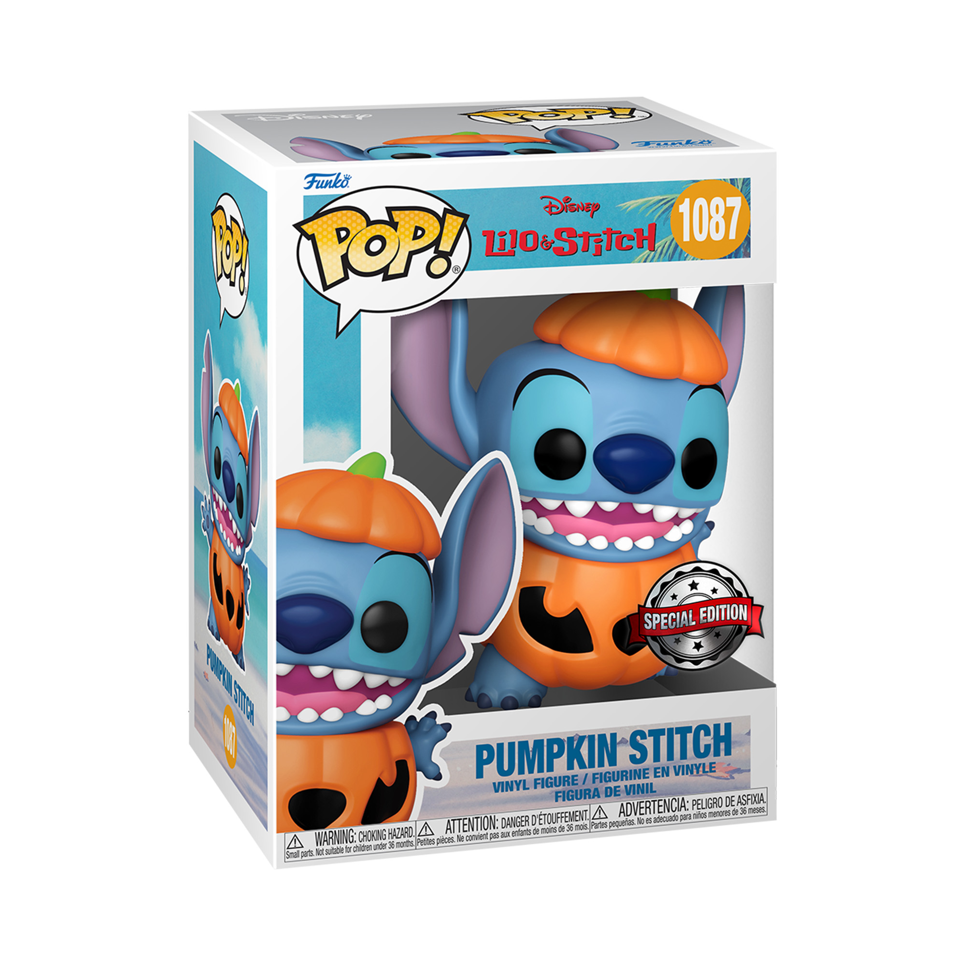 Funko Pop! Disney: Lilo & Stitch - Pumpkin Stitch - US Exclusive
