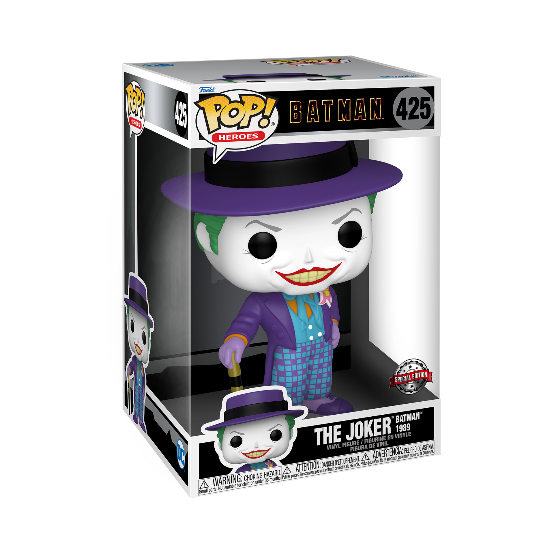Funko Pop! Jumbo: Batman - The Joker from Batman 1989 10\"