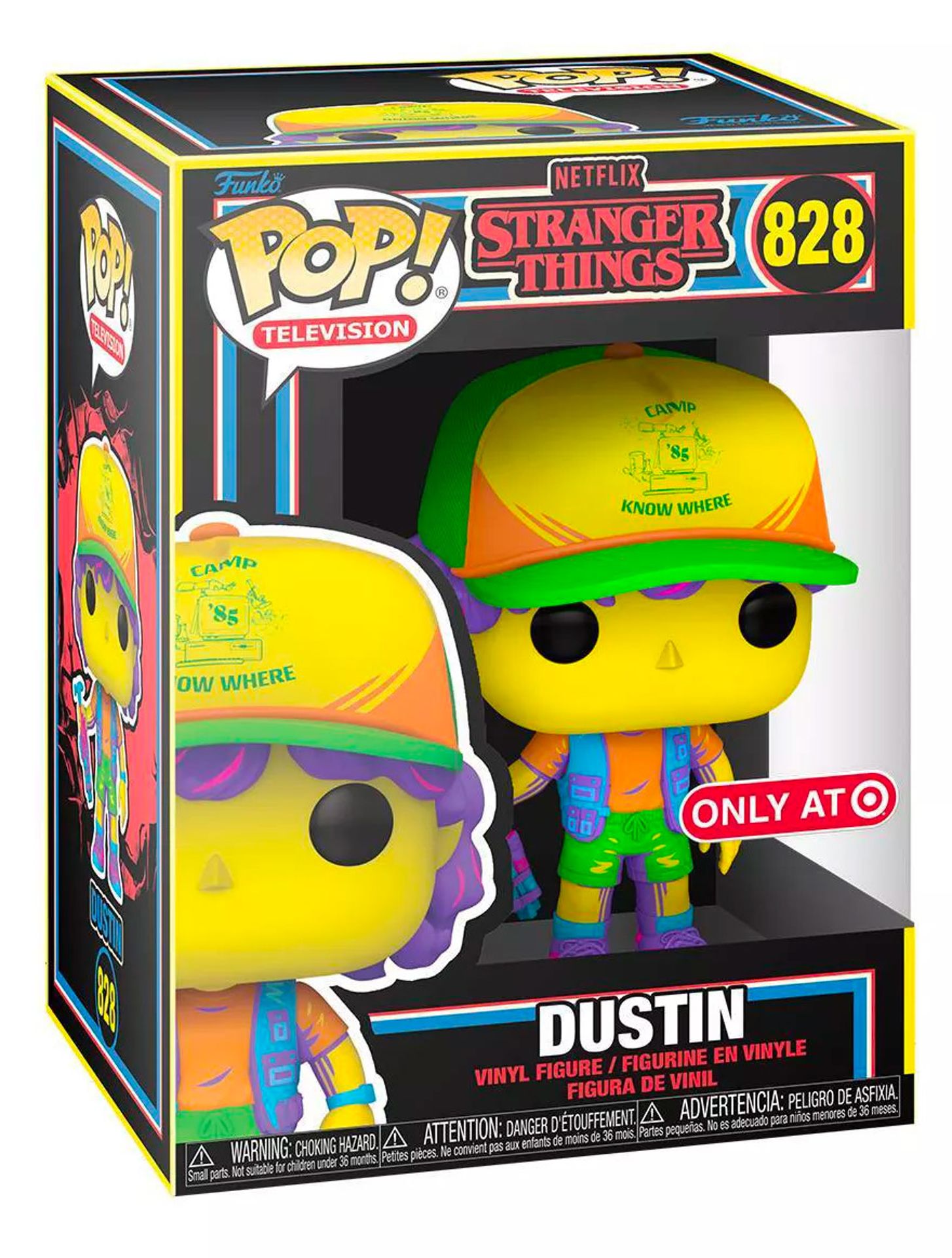 Funko Pop! TV: Stranger Things - Dustin (Blacklight) #828