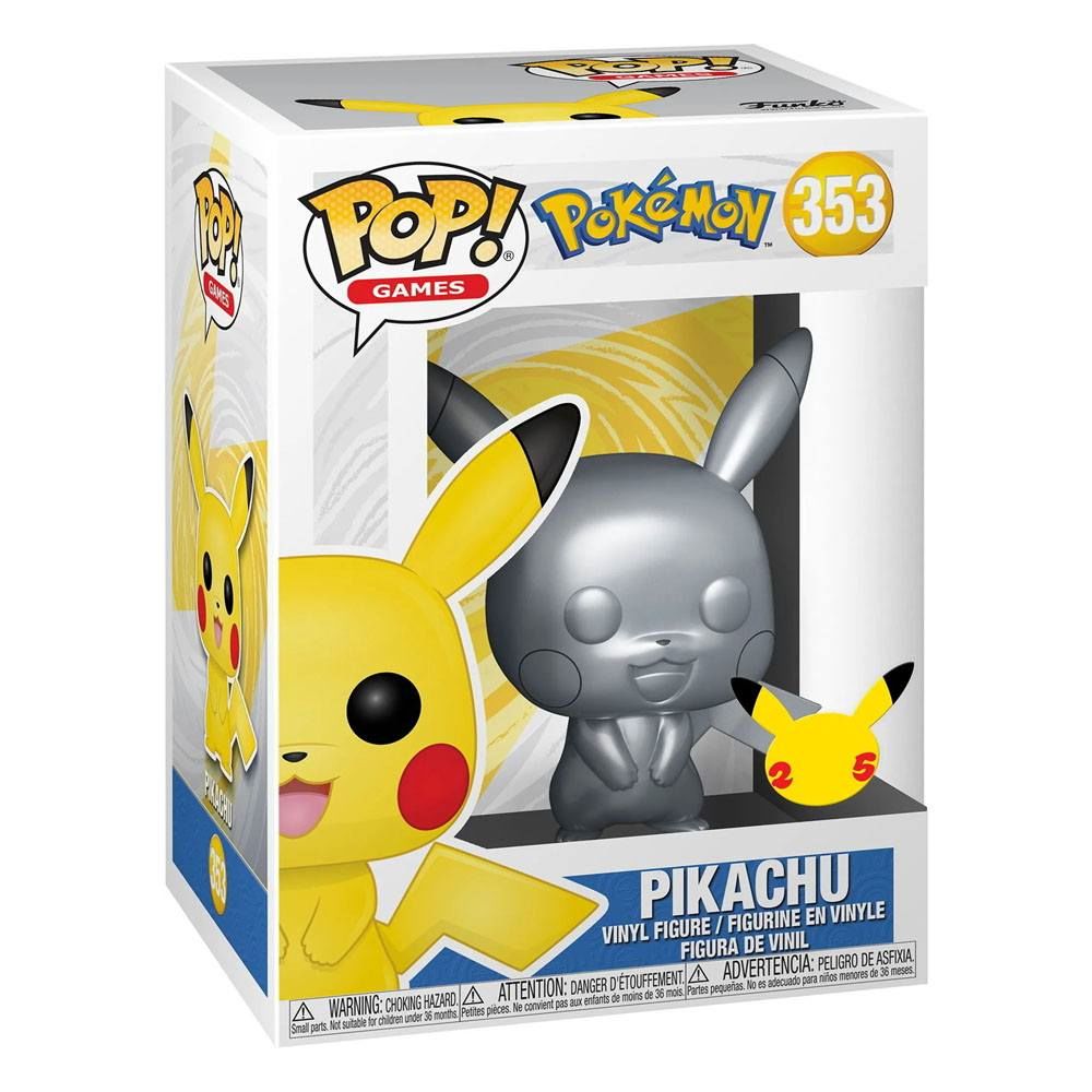 Pokémon POP! Games Vinyl figurine Pikachu Silver Edition