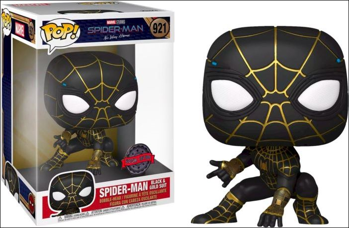 Funko Pop! Jumbo: Spider-Man : No Way Home - Spider-Man Black &