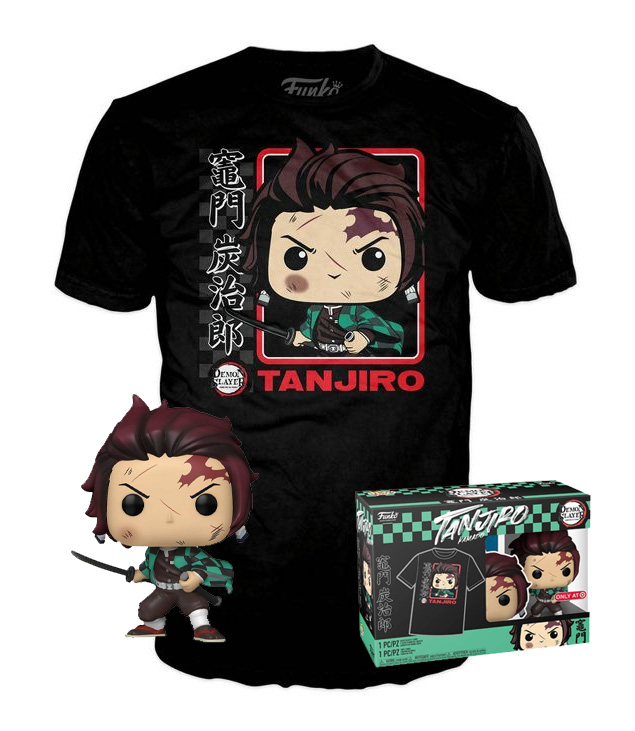 Funko Pop! & Tee: Demon Slayer - Tanjiro - L