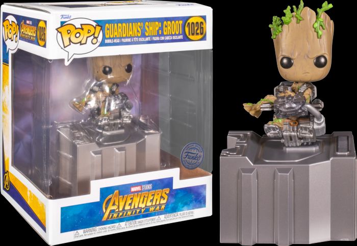 Funko Pop! Deluxe: Guardians of the Galaxy Ship - Groot