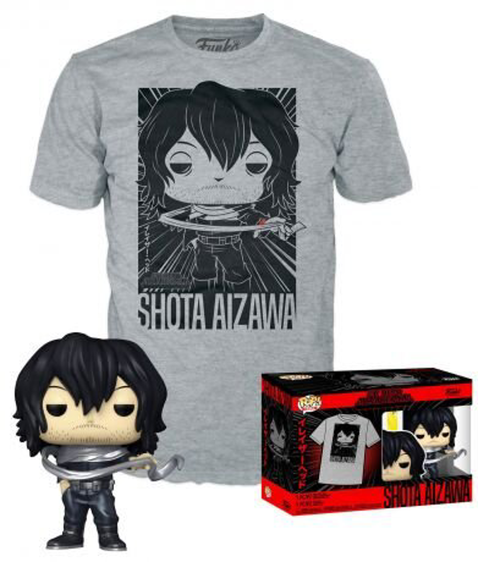 Funko Pop! & Tee: My Hero Academia: Shota Aizawa - L