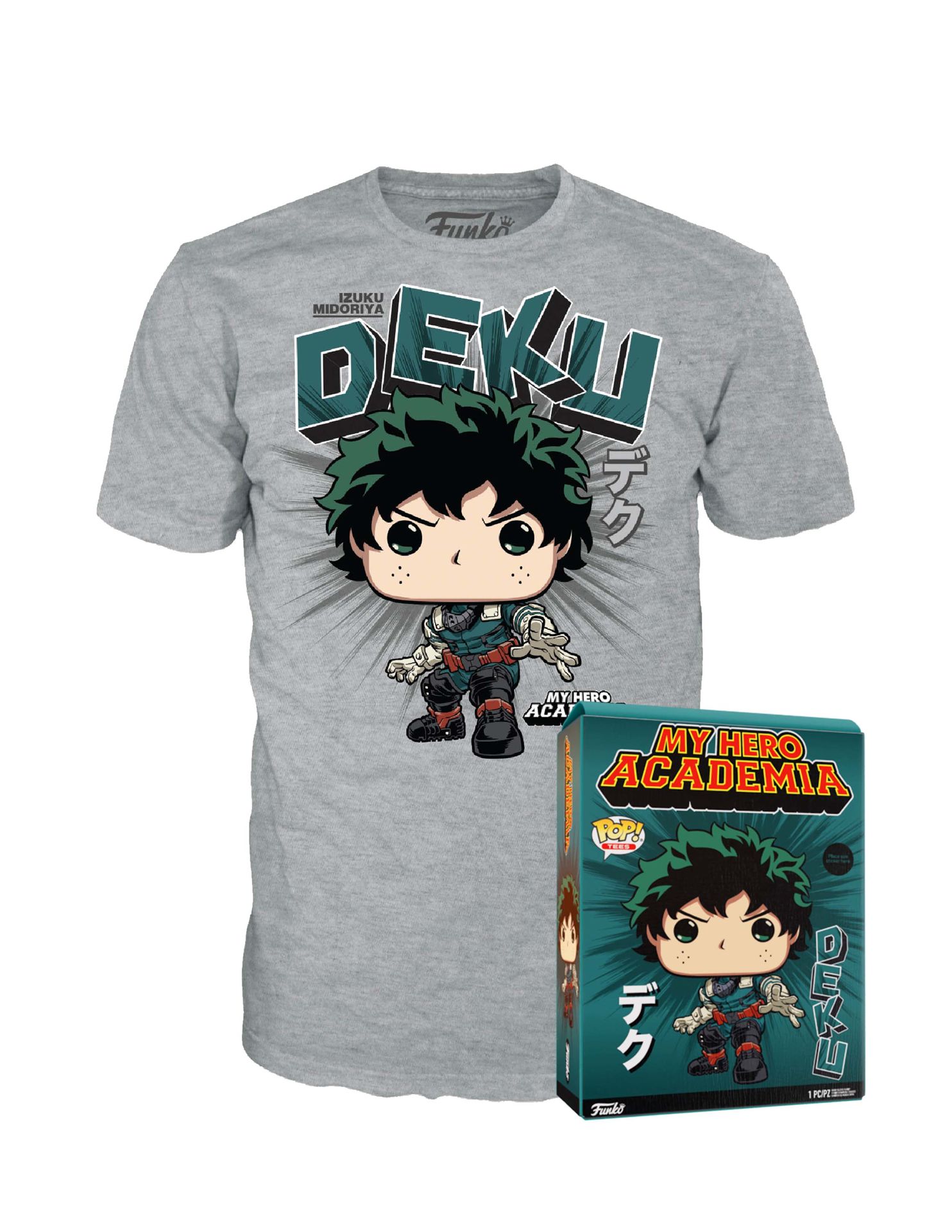 Funko Boxed Tee: My Hero Academia - Deku - S