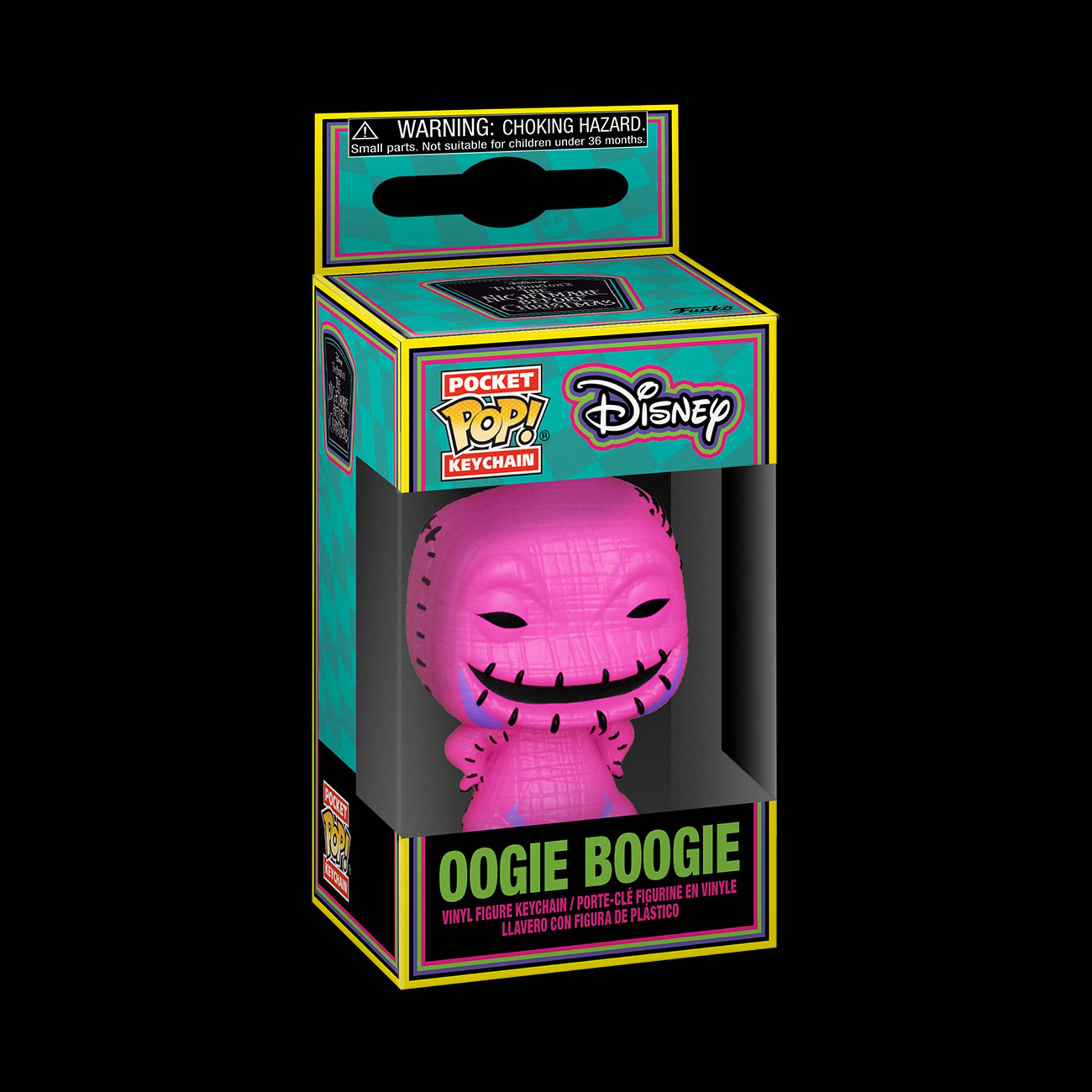 Funko Pocket Pop! Keychain: The Nightmare Before Christmas - Oogie Boogie (Blacklight)