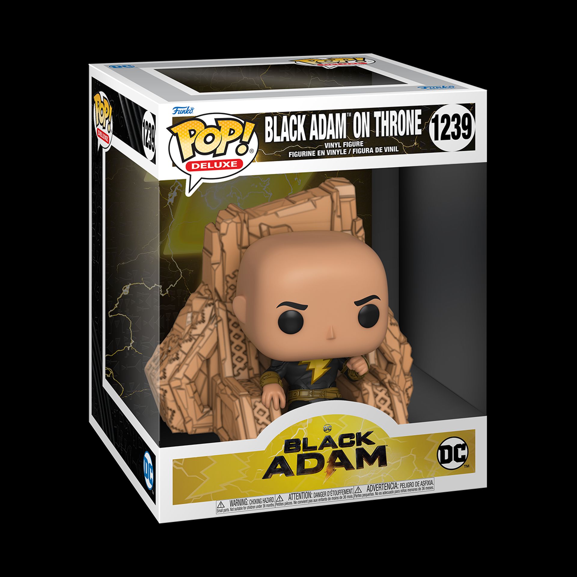 Funko Pop! Deluxe: Black Adam - Black Adam on Throne