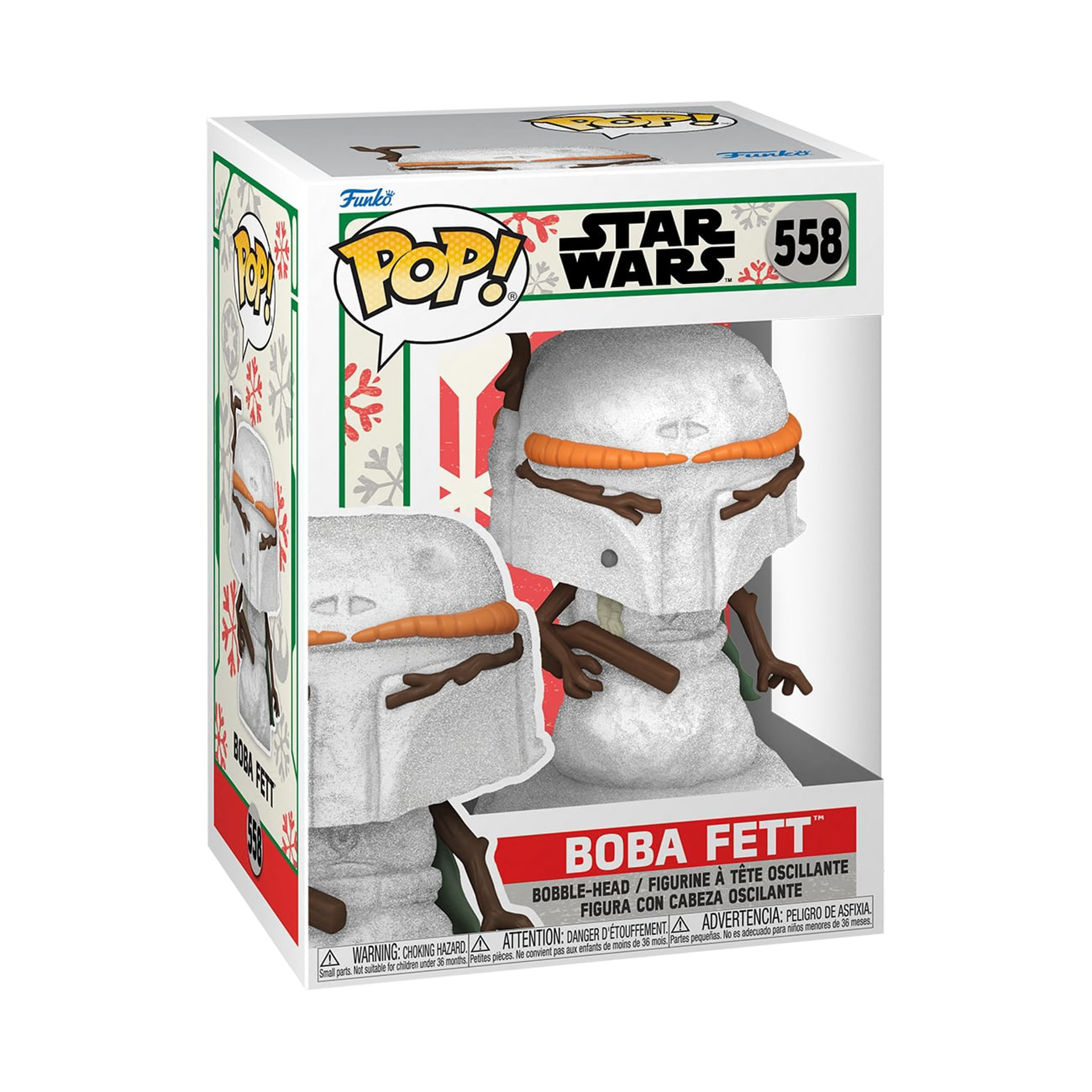 Funko Pop! Star Wars: Holiday - Snowman Boba Fett