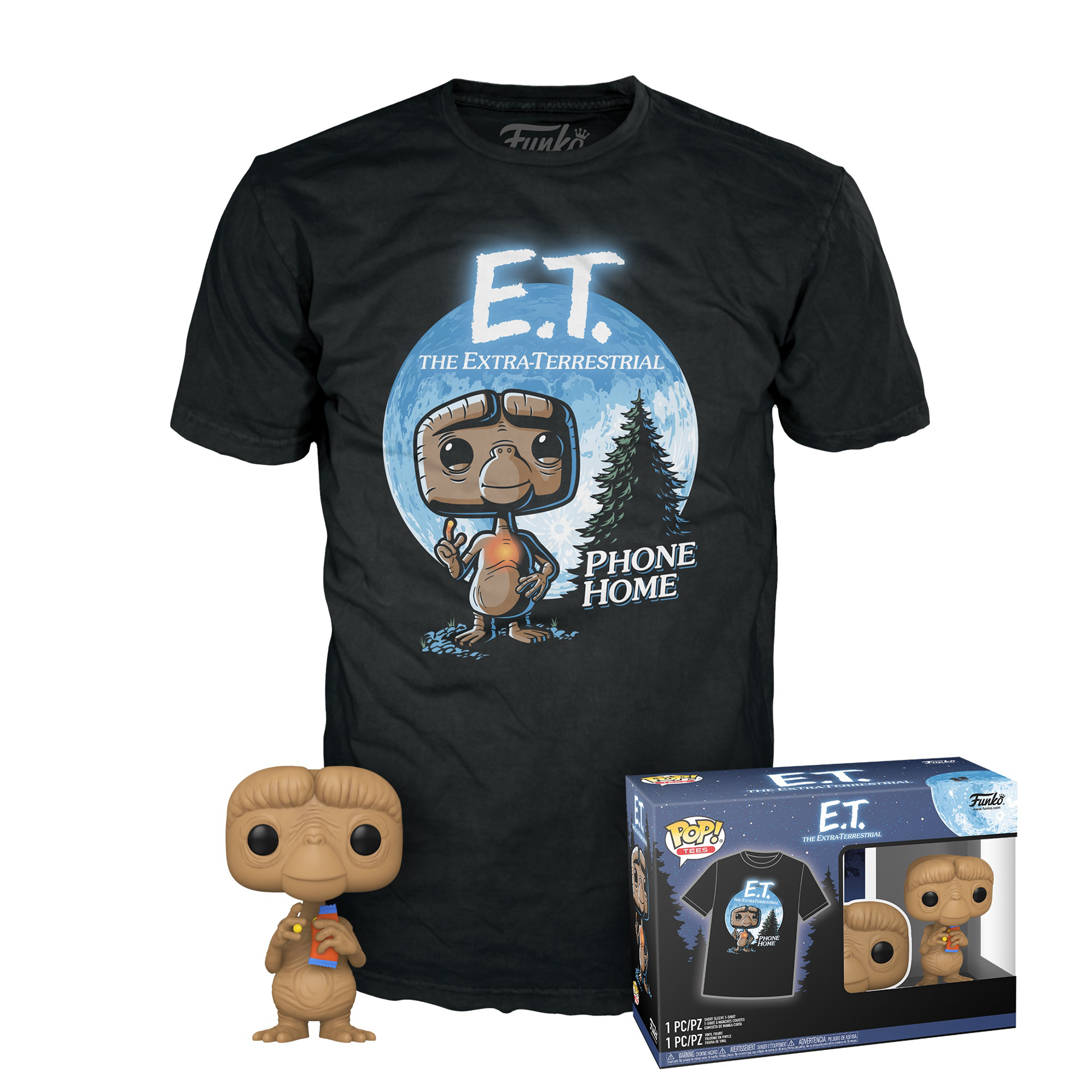 Funko Pop! & Tee: E.T. - E.T. with Candy - L