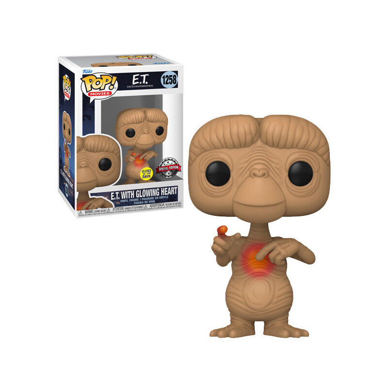 Funko Pop! Movies: E.T. with Glowing Heart (Glow in the Dark)