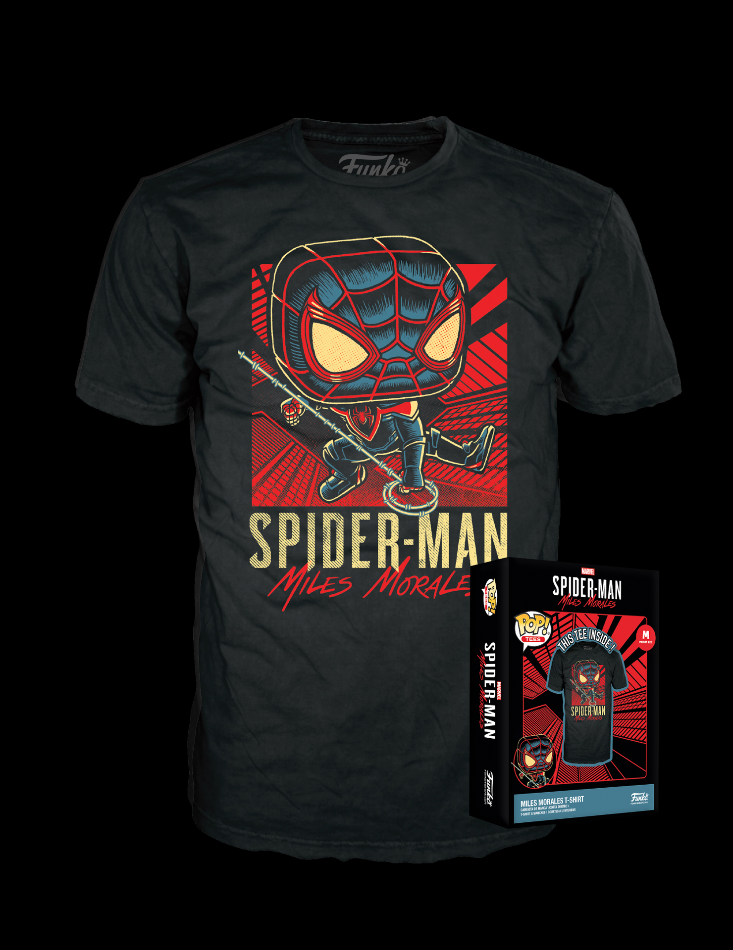 Funko Boxed Tee: Marvel - Miles Morales - XL