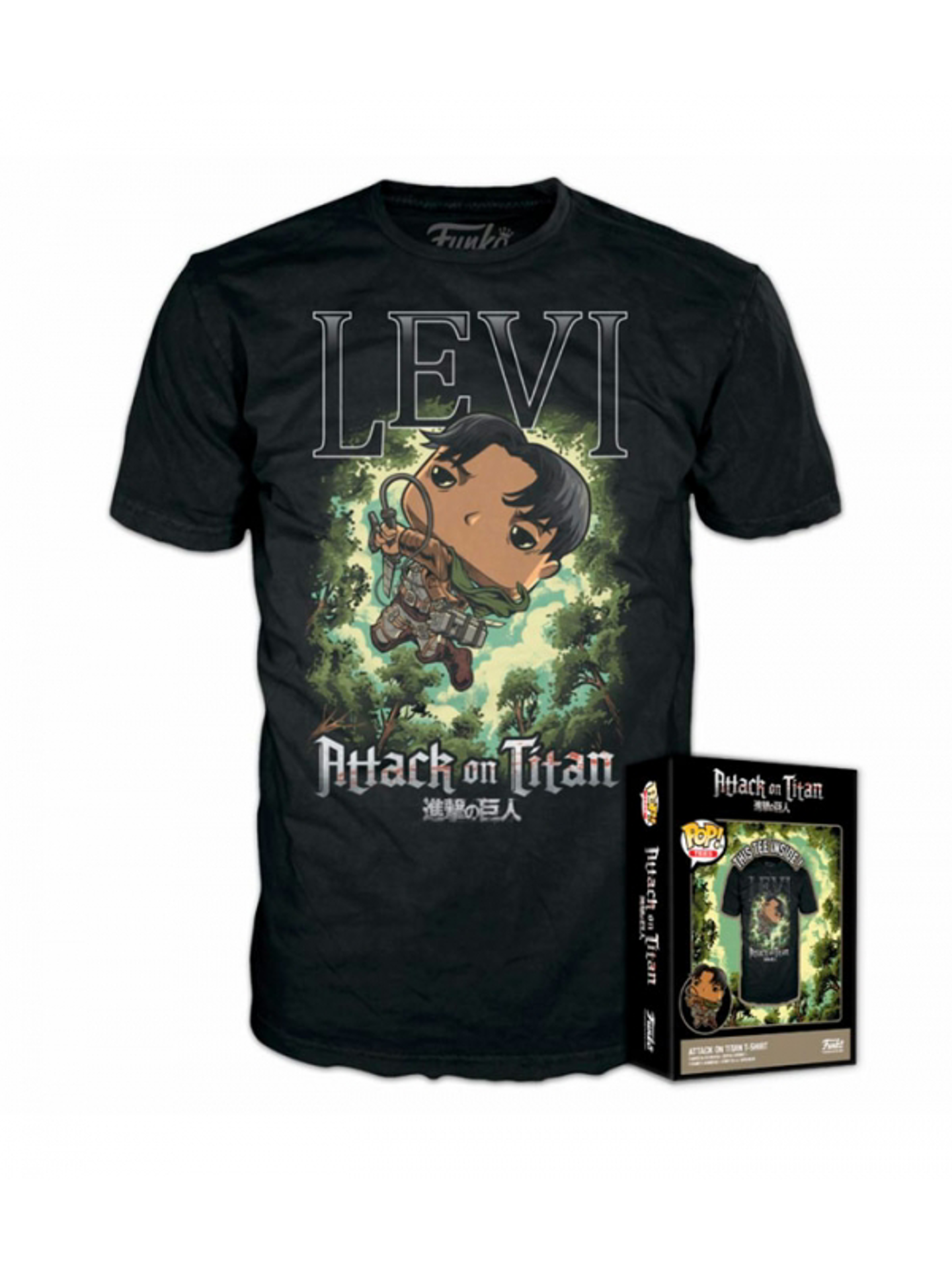 Funko Boxed Tee: Attack on Titan - Levi Ackerman - XL