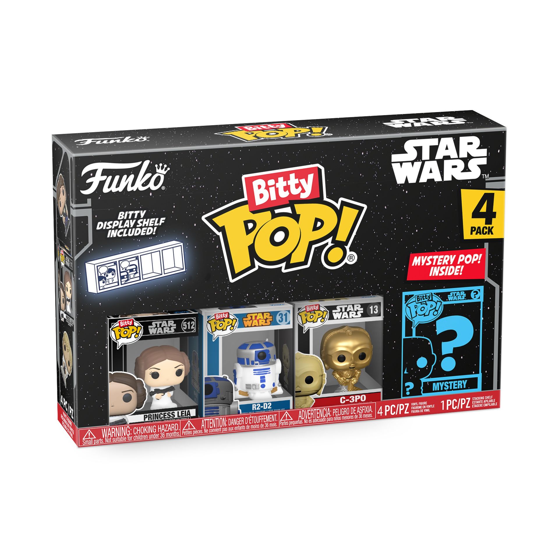 Funko Bitty Pop! 4-Pack: Star Wars - Leia Organa