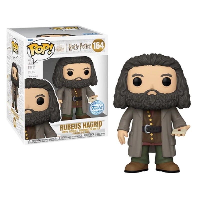 Harry Potter Rubeus Hagrid avec Lettre US Exclusive Figurine Pop! 6\"